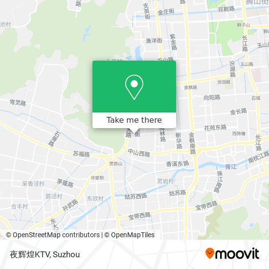 夜辉煌KTV map