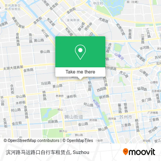 滨河路马运路口自行车租赁点 map