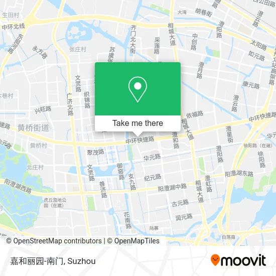 嘉和丽园-南门 map