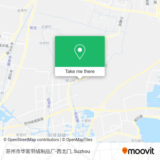 苏州市华富羽绒制品厂-西北门 map
