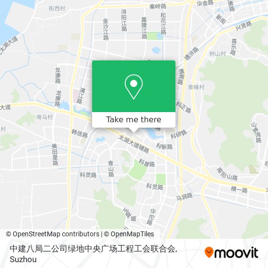 中建八局二公司绿地中央广场工程工会联合会 map