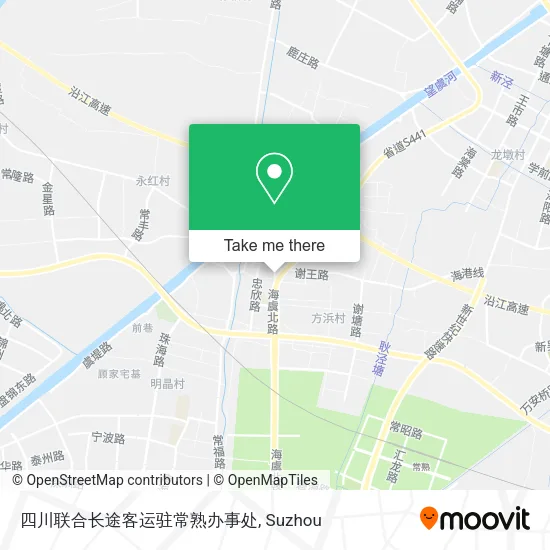 四川联合长途客运驻常熟办事处 map