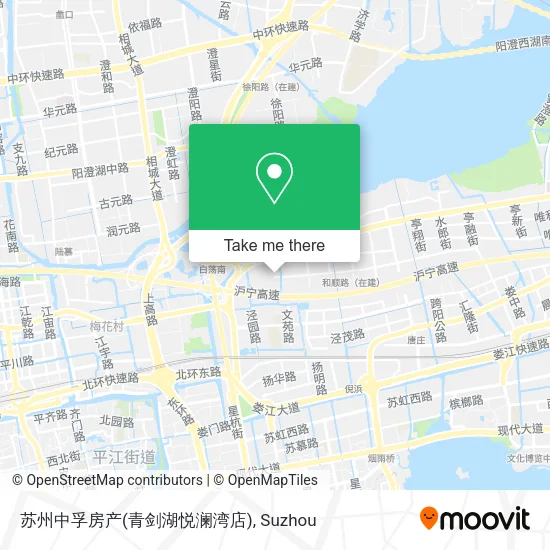 苏州中孚房产(青剑湖悦澜湾店) map