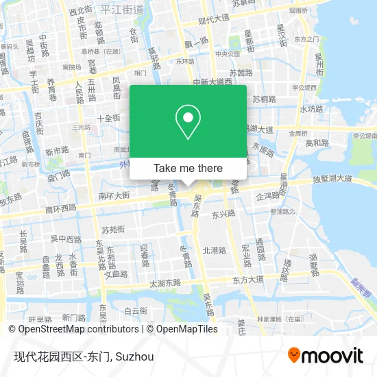 现代花园西区-东门 map