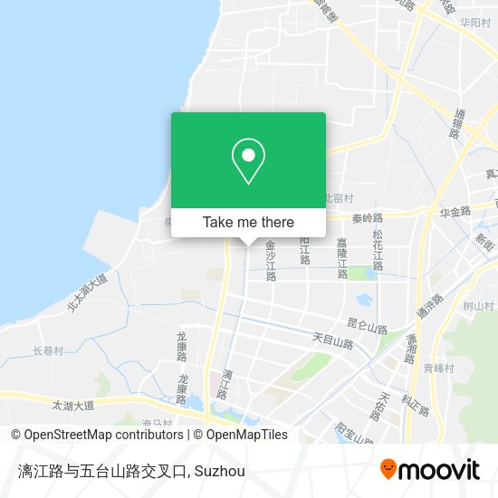 漓江路与五台山路交叉口 map