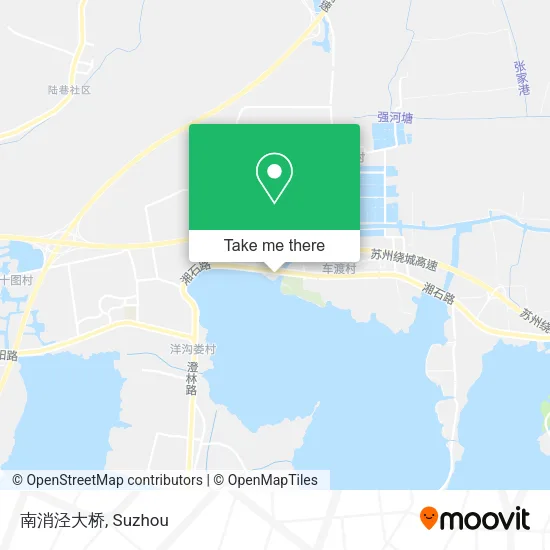 南消泾大桥 map