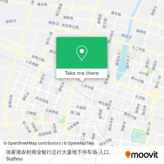 张家港农村商业银行总行大厦地下停车场-入口 map