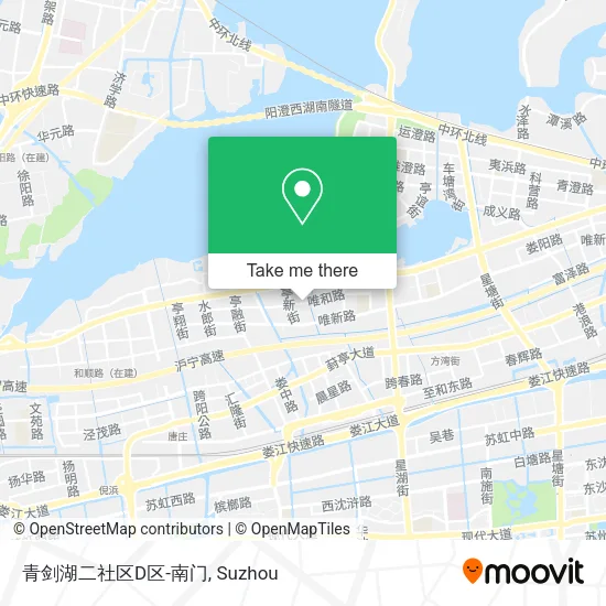 青剑湖二社区D区-南门 map