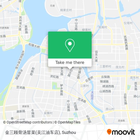 金三顾骨汤冒菜(吴江油车店) map