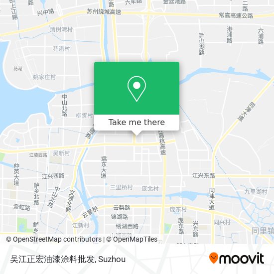 吴江正宏油漆涂料批发 map