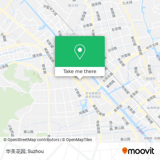 华美花园 map
