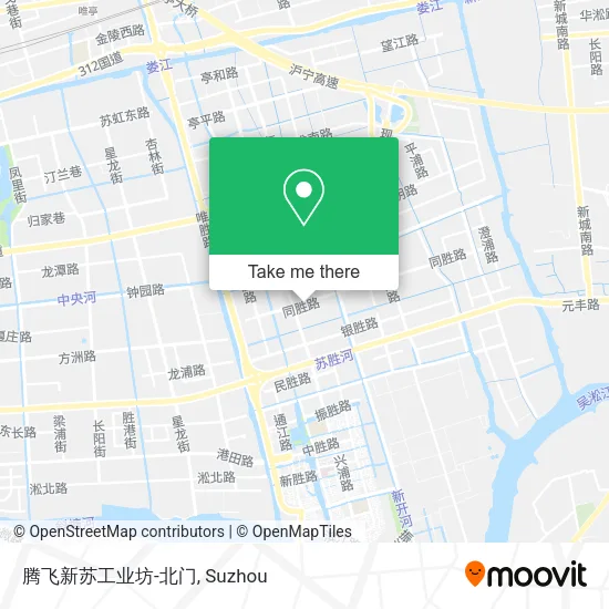 腾飞新苏工业坊-北门 map