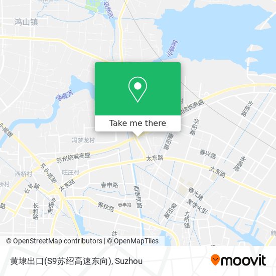 黄埭出口(S9苏绍高速东向) map