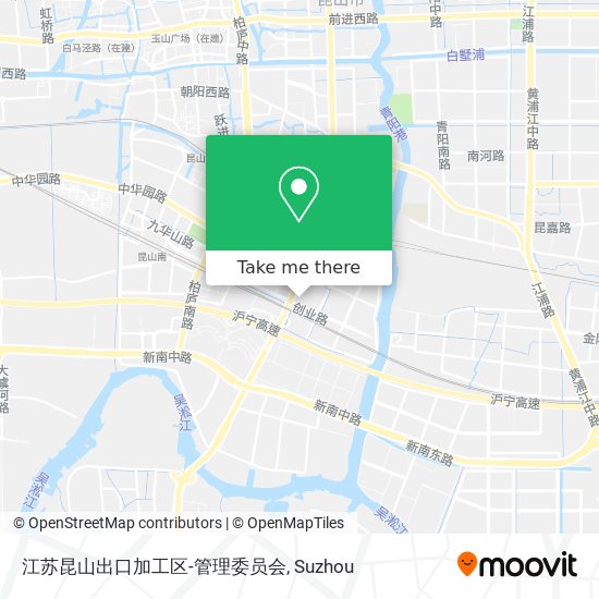 江苏昆山出口加工区-管理委员会 map