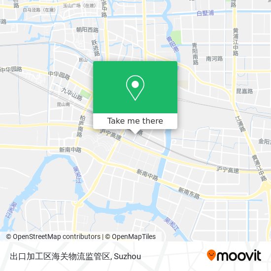出口加工区海关物流监管区 map