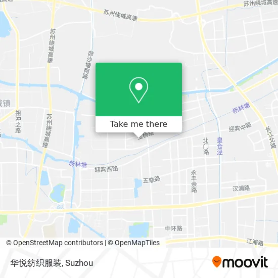 华悦纺织服装 map