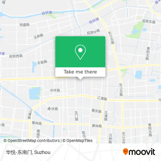 华悦-东南门 map