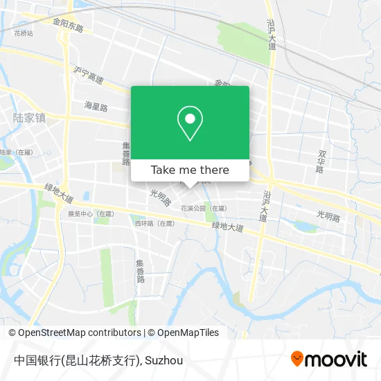 中国银行(昆山花桥支行) map