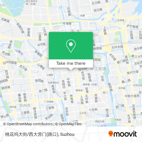 桃花坞大街/西大营门(路口) map