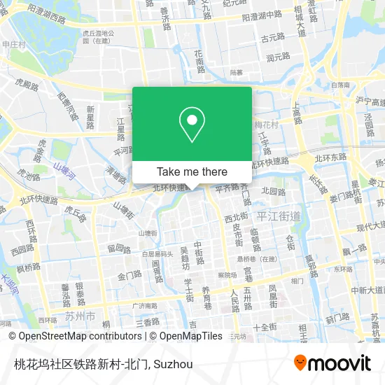 桃花坞社区铁路新村-北门 map