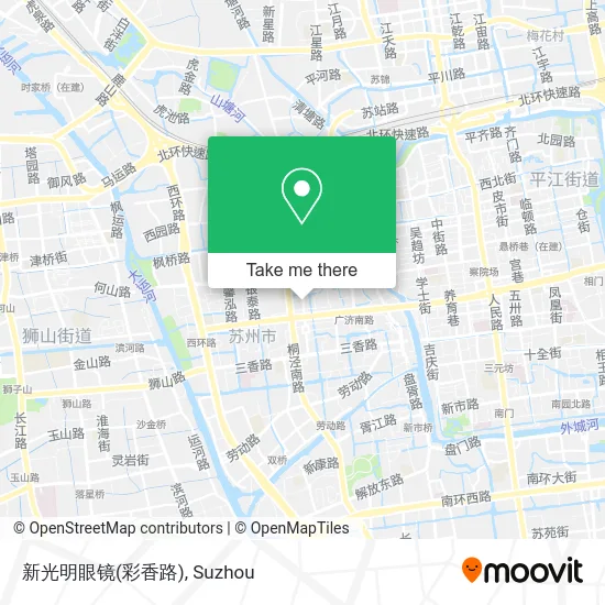 新光明眼镜(彩香路) map