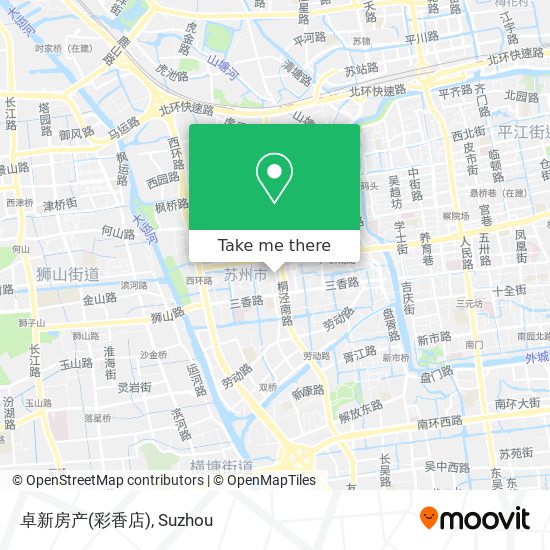 卓新房产(彩香店) map
