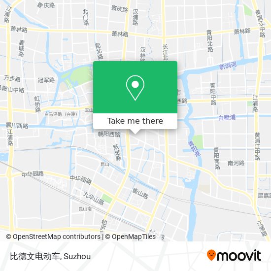比德文电动车 map