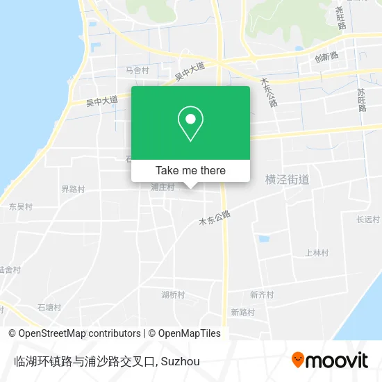 临湖环镇路与浦沙路交叉口 map