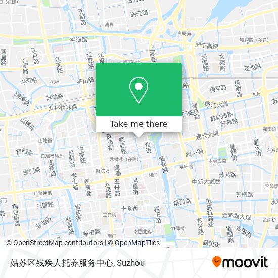 姑苏区残疾人托养服务中心 map
