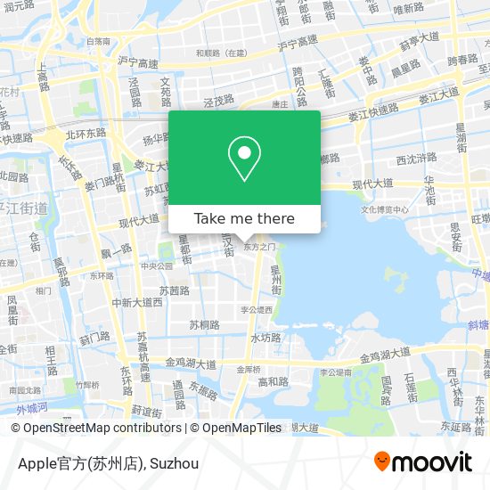 Apple官方(苏州店) map
