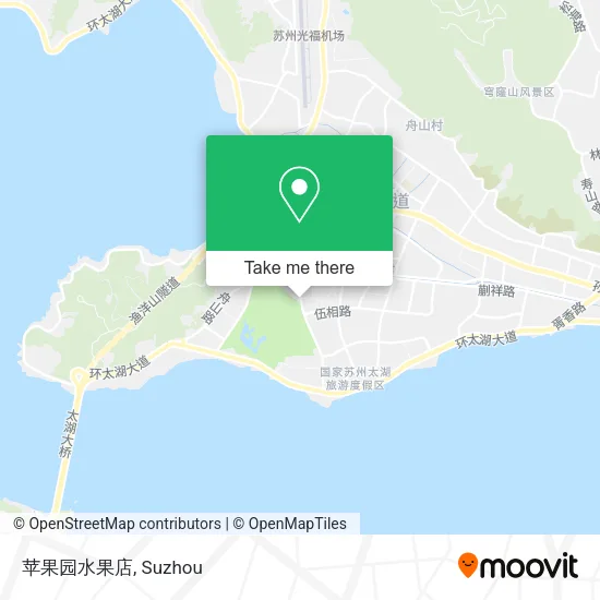 苹果园水果店 map