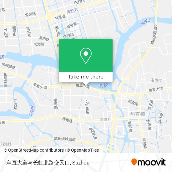 甪直大道与长虹北路交叉口 map