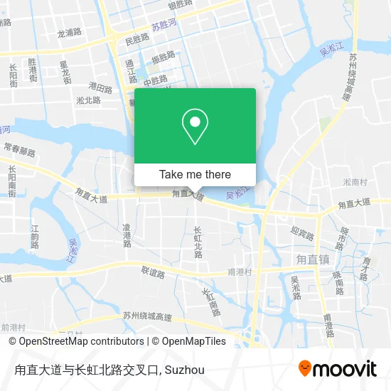 甪直大道与长虹北路交叉口 map