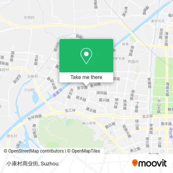 小康村商业街 map