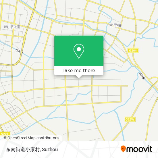 东南街道小康村 map