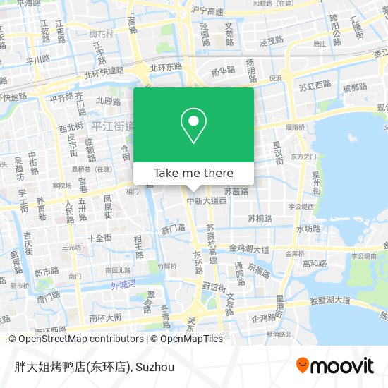 胖大姐烤鸭店(东环店) map