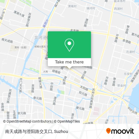 南天成路与澄阳路交叉口 map