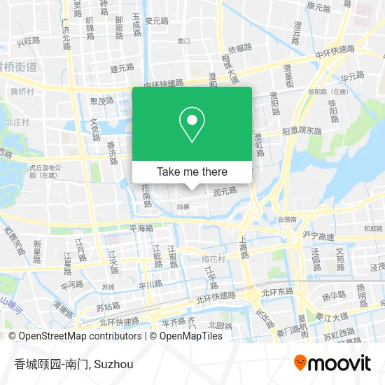 香城颐园-南门 map