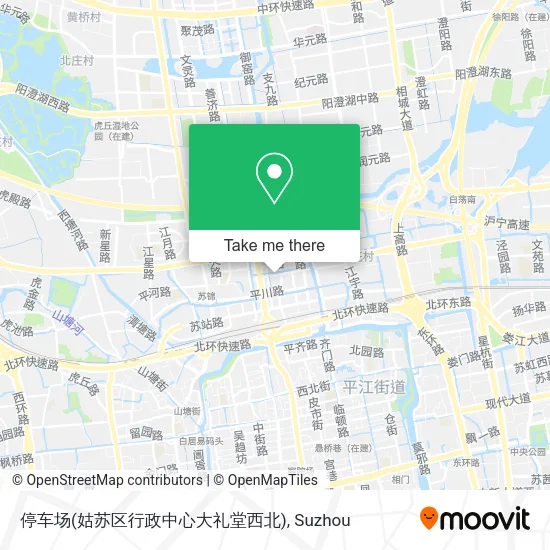停车场(姑苏区行政中心大礼堂西北) map