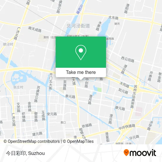 今日彩印 map
