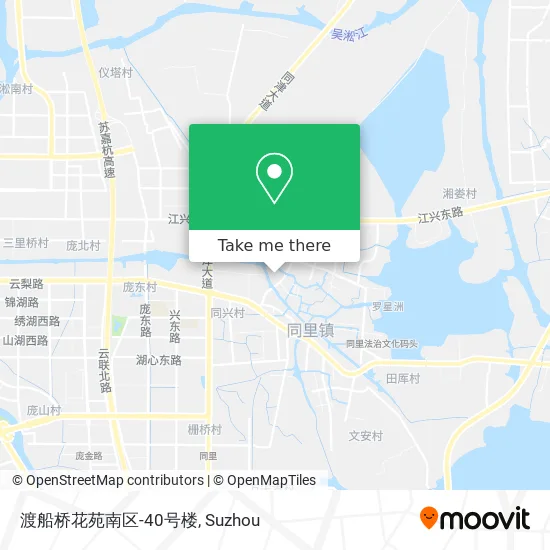 渡船桥花苑南区-40号楼 map