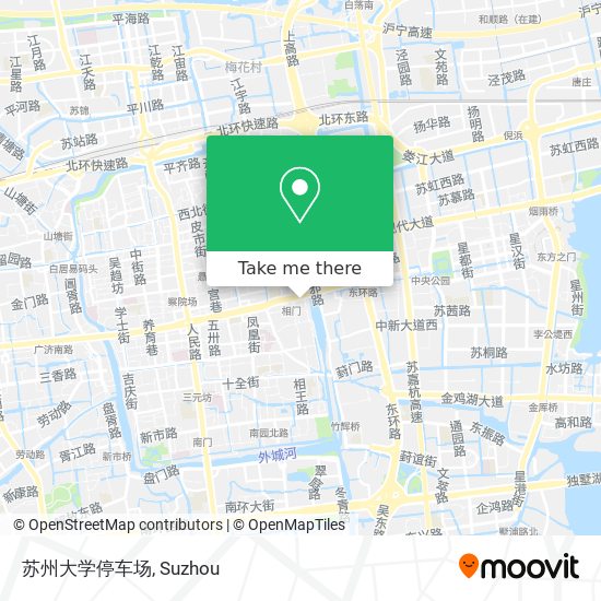 苏州大学停车场 map