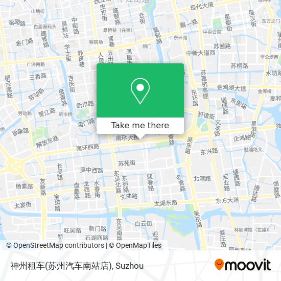 神州租车(苏州汽车南站店) map