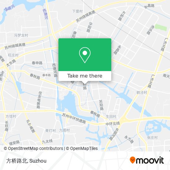 方桥路北 map