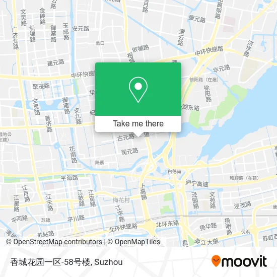 香城花园一区-58号楼 map