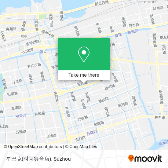 星巴克(时尚舞台店) map