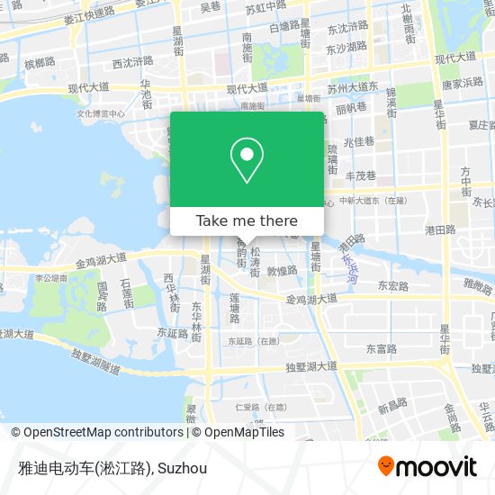 雅迪电动车(淞江路) map