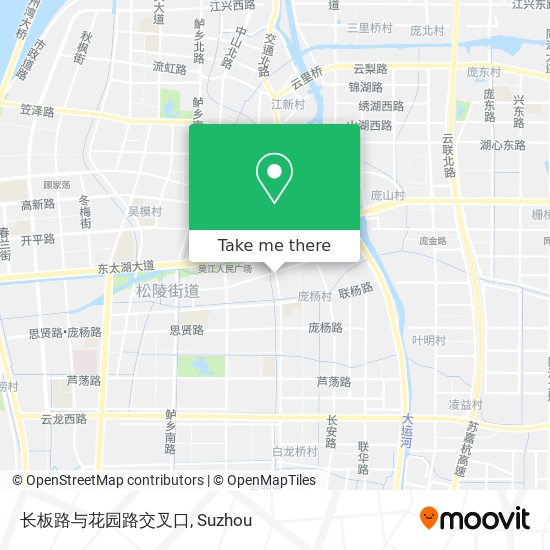 长板路与花园路交叉口 map
