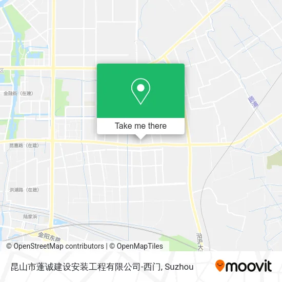 昆山市蓬诚建设安装工程有限公司-西门 map