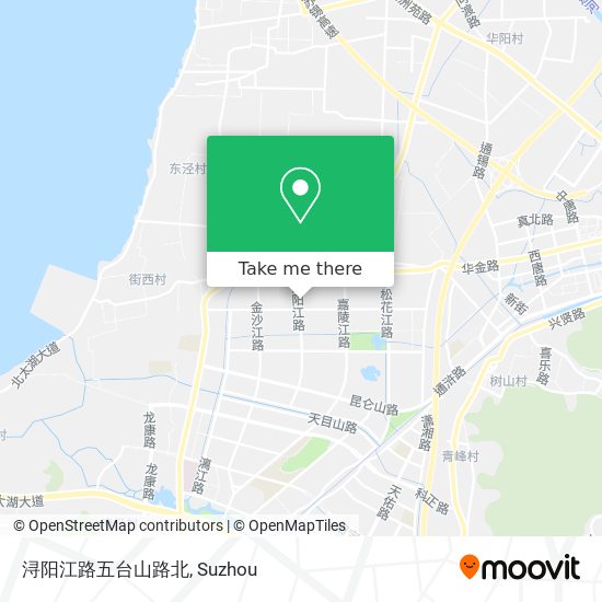 浔阳江路五台山路北 map